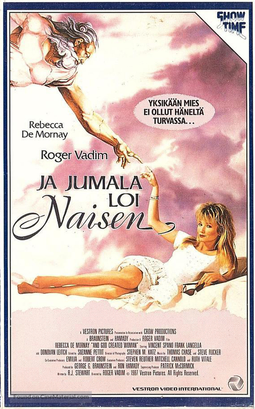 And God Created Woman - Finnish VHS movie cover
