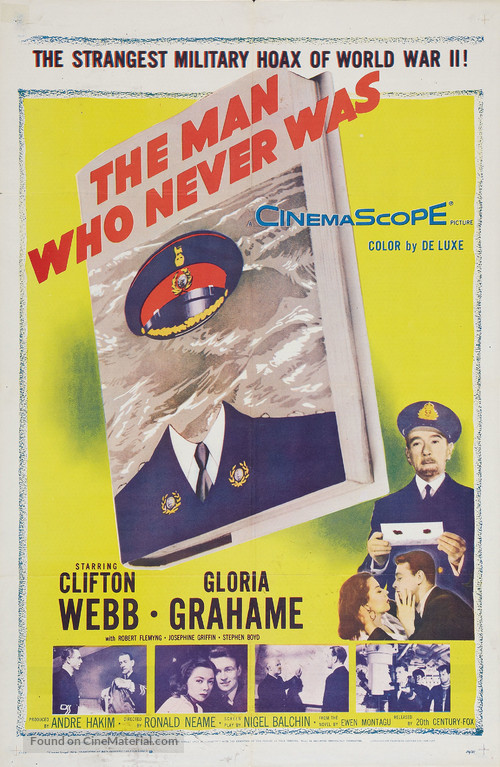 The Man Who Never Was - Movie Poster