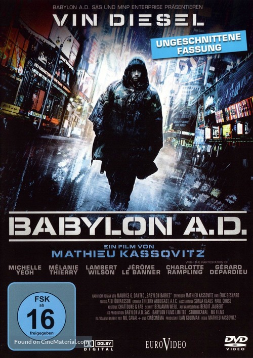 Babylon A.D. - German DVD movie cover