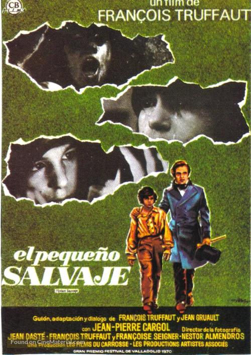 L&#039;enfant sauvage - Spanish Movie Poster