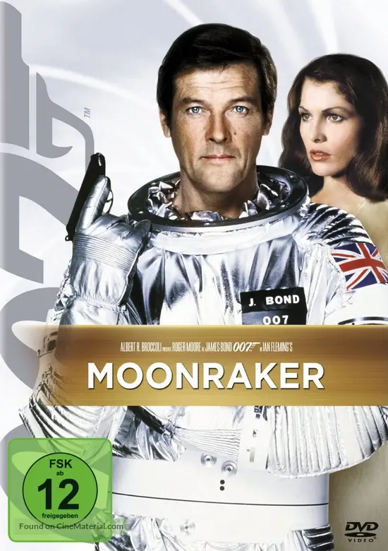 Moonraker - German DVD movie cover