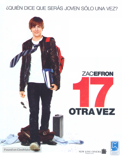 17 Again - Argentinian Blu-Ray movie cover