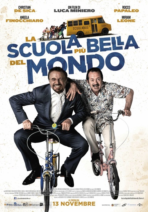 La scuola pi&ugrave; bella del mondo - Italian Movie Poster