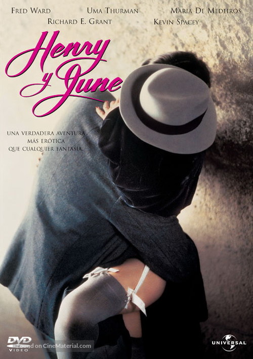 Henry &amp; June - Argentinian DVD movie cover