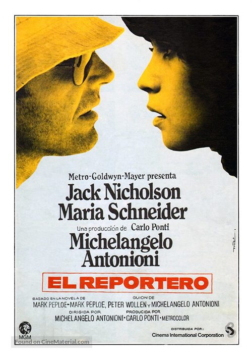 Professione: reporter - Spanish Movie Poster