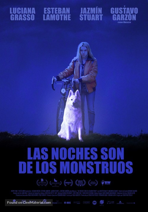 Las noches son de los monstruos - Argentinian Movie Poster