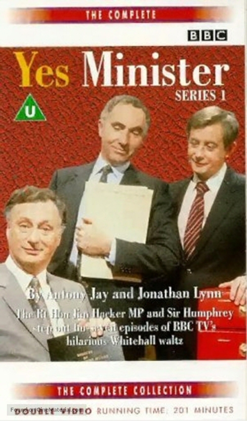 &quot;Yes Minister&quot; - British VHS movie cover