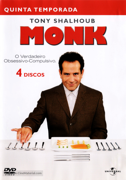 &quot;Monk&quot; - Brazilian DVD movie cover