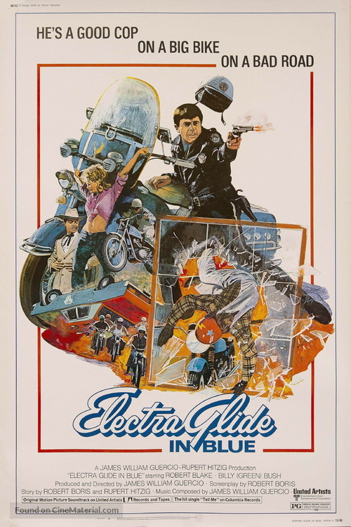Electra Glide in Blue - Movie Poster