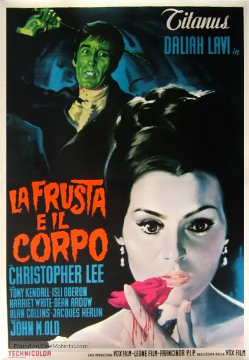 La frusta e il corpo - Italian Movie Poster