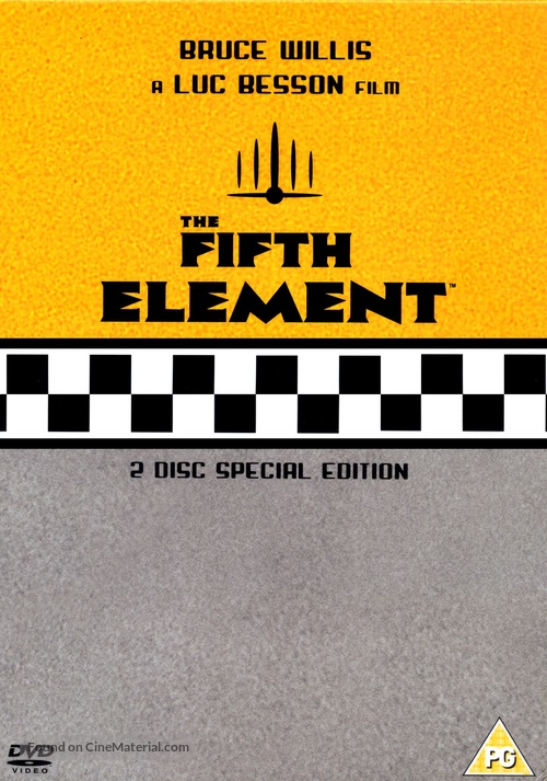 The Fifth Element - British DVD movie cover