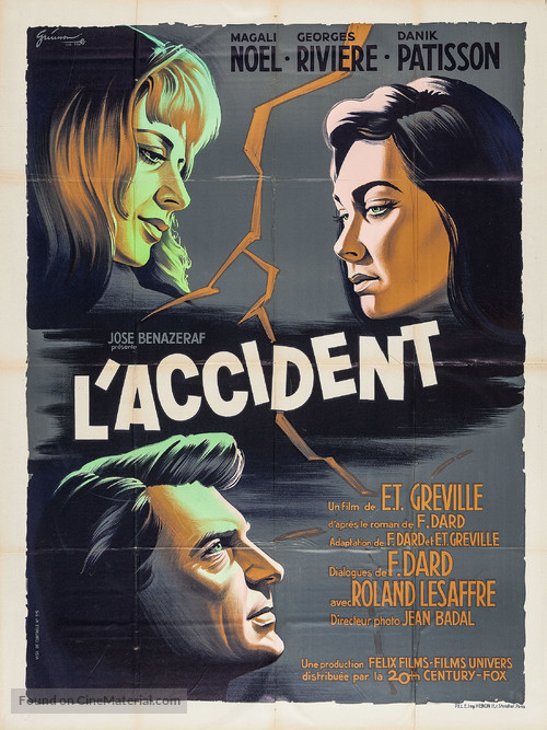 L&#039;accident - French Movie Poster