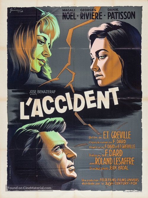 L&#039;accident - French Movie Poster