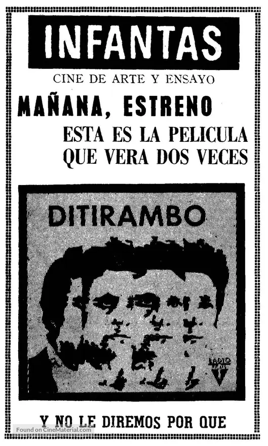 Ditirambo - Spanish poster