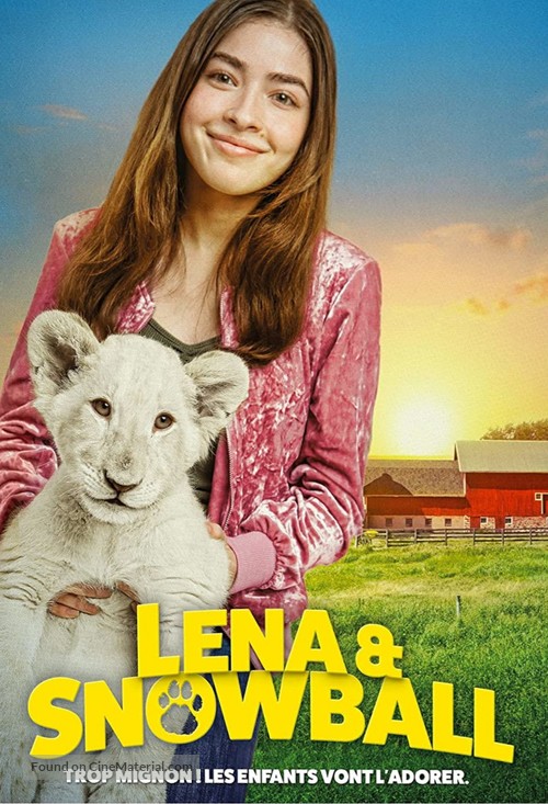 Lena and Snowball - French DVD movie cover