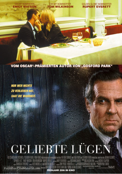 Separate Lies - German Movie Poster