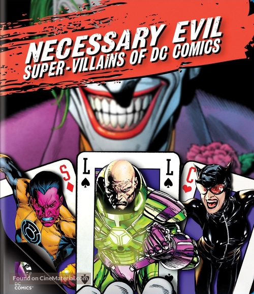 Necessary Evil: Villains of DC Comics - Blu-Ray movie cover