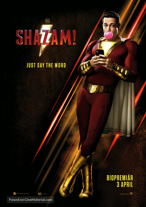 Shazam! - Swedish Movie Poster