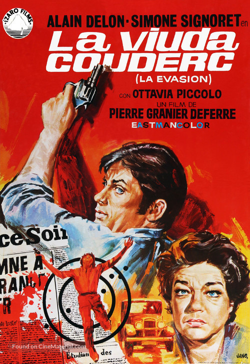 La Veuve Couderc - Spanish Movie Poster