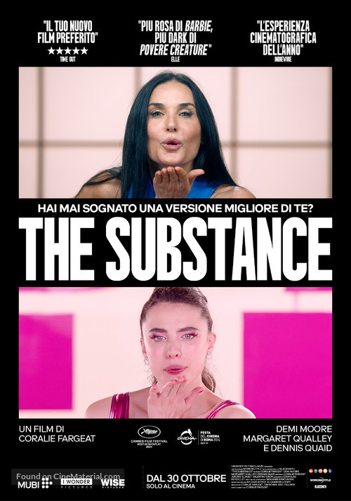 The Substance - Italian Movie Poster