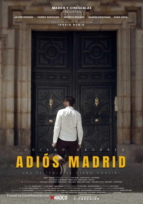 Adi&oacute;s Madrid - Spanish Movie Poster