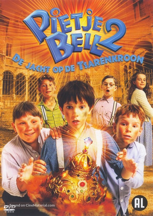 Pietje Bell II: De jacht op de tsarenkroon - Dutch DVD movie cover