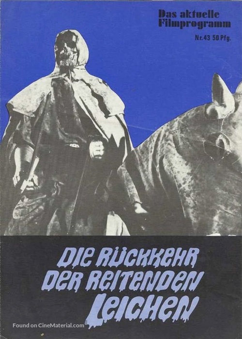 El ataque de los muertos sin ojos - German poster