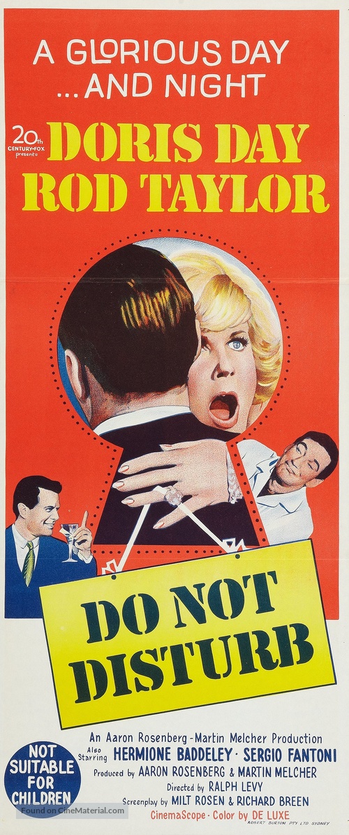 Do Not Disturb - Australian Movie Poster