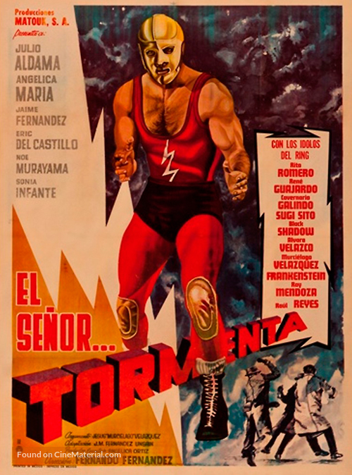 El se&ntilde;or Tormenta - Mexican Movie Poster