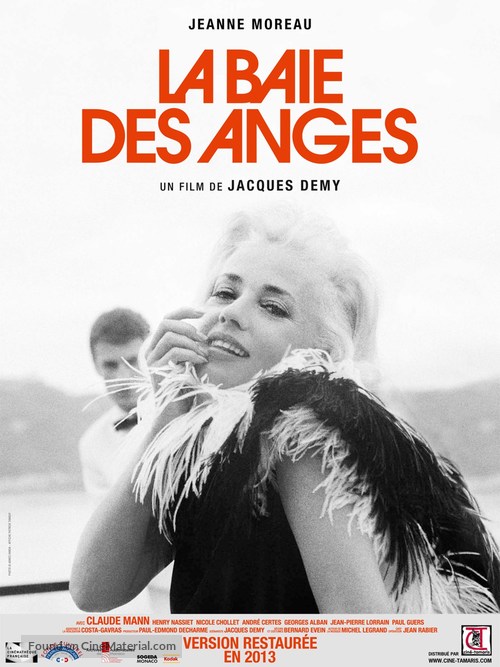 La baie des anges - French Re-release movie poster