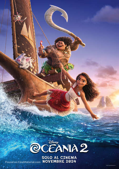 Moana 2 - Italian Movie Poster