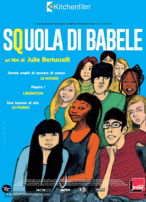 La Cour de Babel - Italian Movie Poster