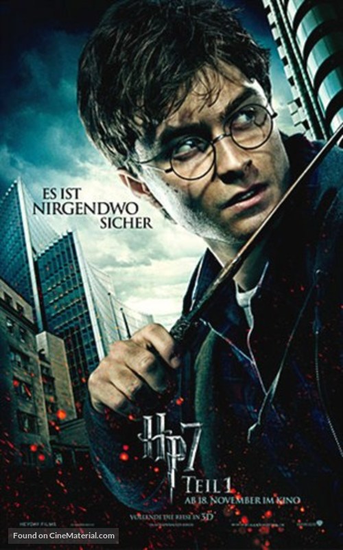 Harry Potter and the Deathly Hallows - Part 1 - German Movie Poster