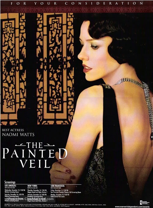 The Painted Veil - For your consideration movie poster