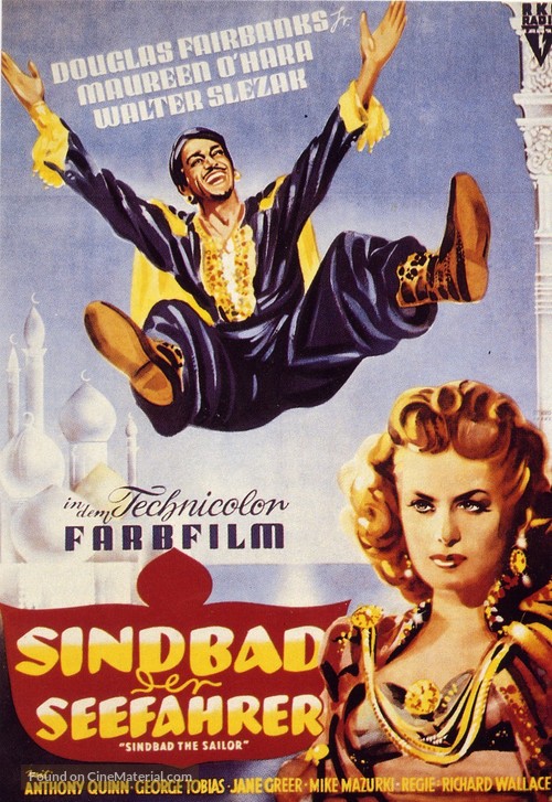 Sinbad the Sailor - German Movie Poster