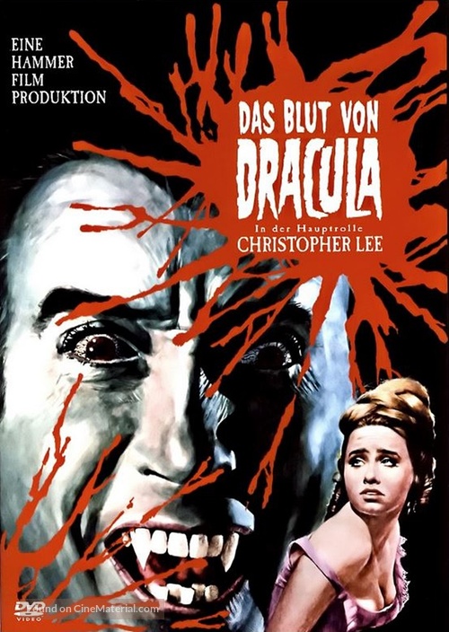 Taste the Blood of Dracula - German DVD movie cover