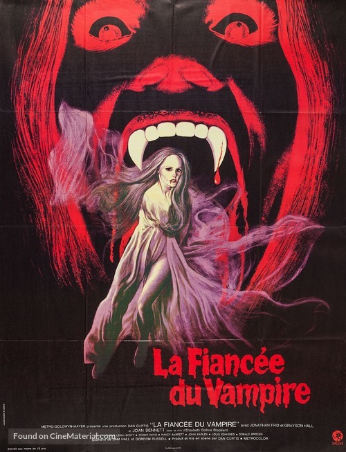 House of Dark Shadows - French Movie Poster