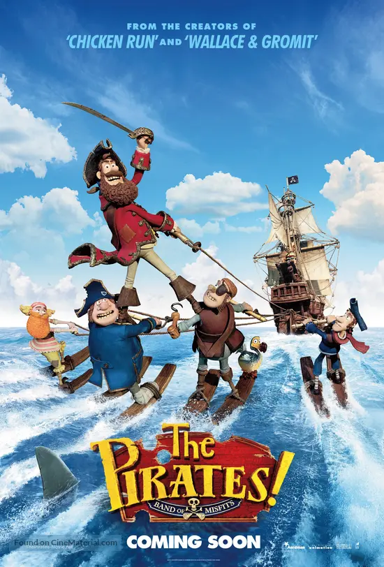 The Pirates! Band of Misfits - Movie Poster