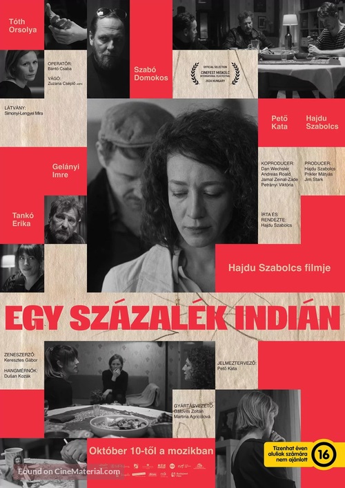 Egy sz&aacute;zal&eacute;k indi&aacute;n - Hungarian Movie Poster