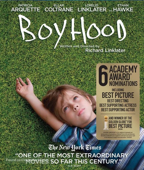 Boyhood - Blu-Ray movie cover