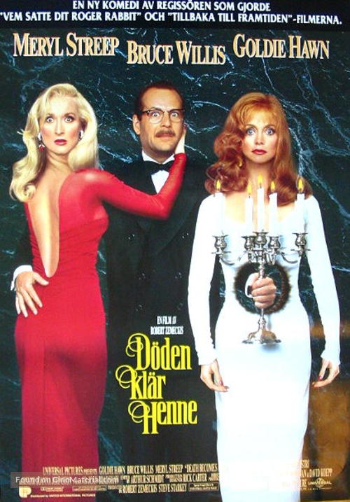 Death Becomes Her - Swedish Movie Poster