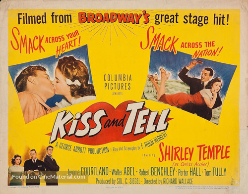 Kiss and Tell - Movie Poster