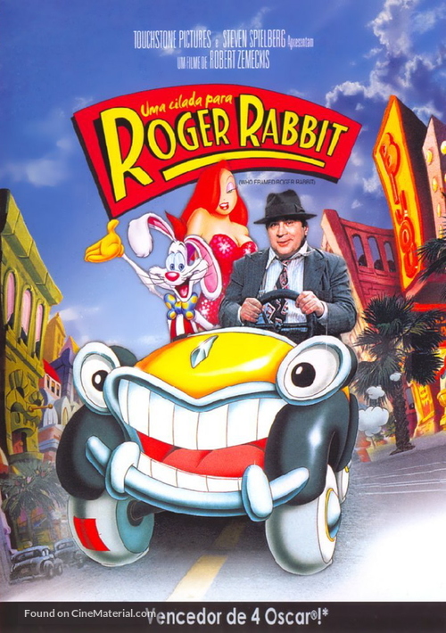 Who Framed Roger Rabbit - Brazilian DVD movie cover