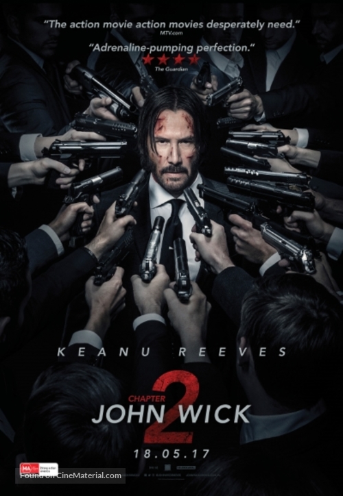 John Wick: Chapter Two - Australian Movie Poster