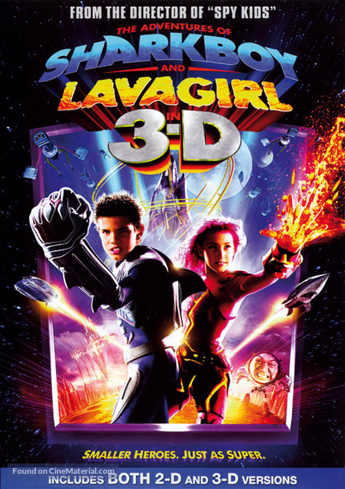 The Adventures of Sharkboy and Lavagirl 3-D - DVD movie cover