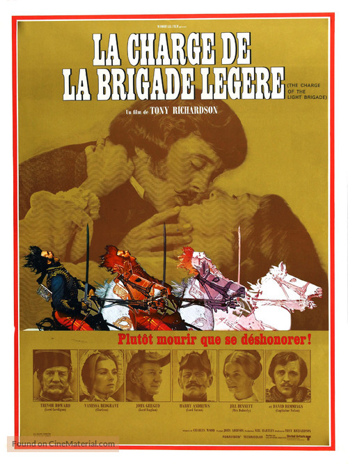 The Charge of the Light Brigade - French Movie Poster