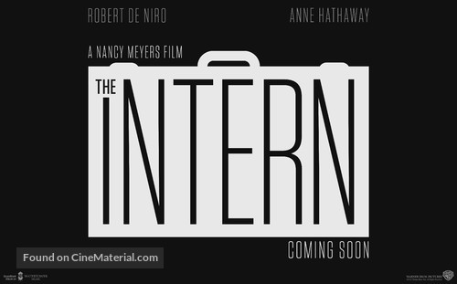 The Intern - British Movie Poster