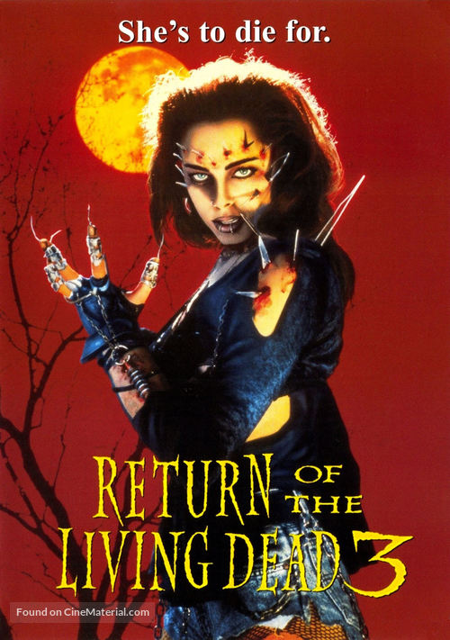 Return of the Living Dead III - DVD movie cover