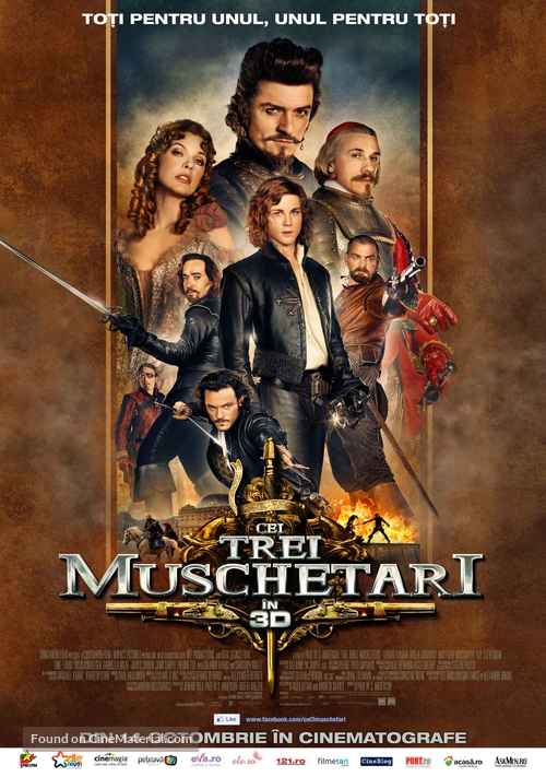 The Three Musketeers - Romanian Movie Poster