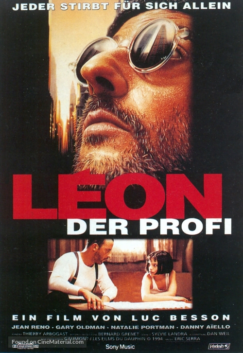 L&eacute;on: The Professional - German Movie Poster